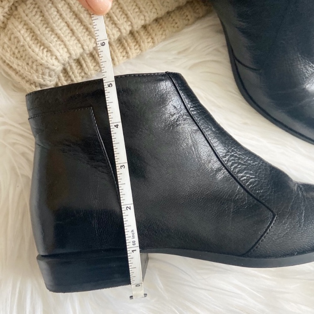 Nine West black leather boots - Picture 2 of 9